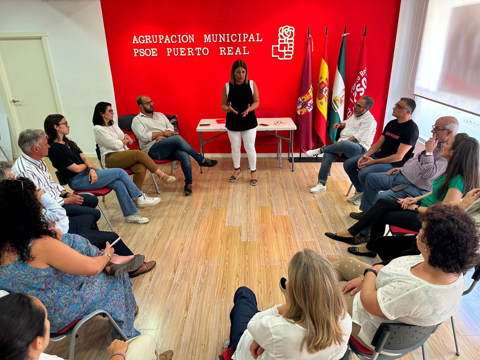 Encuentro formativo de los integrantes de la lista del PSOE de Puerto Real