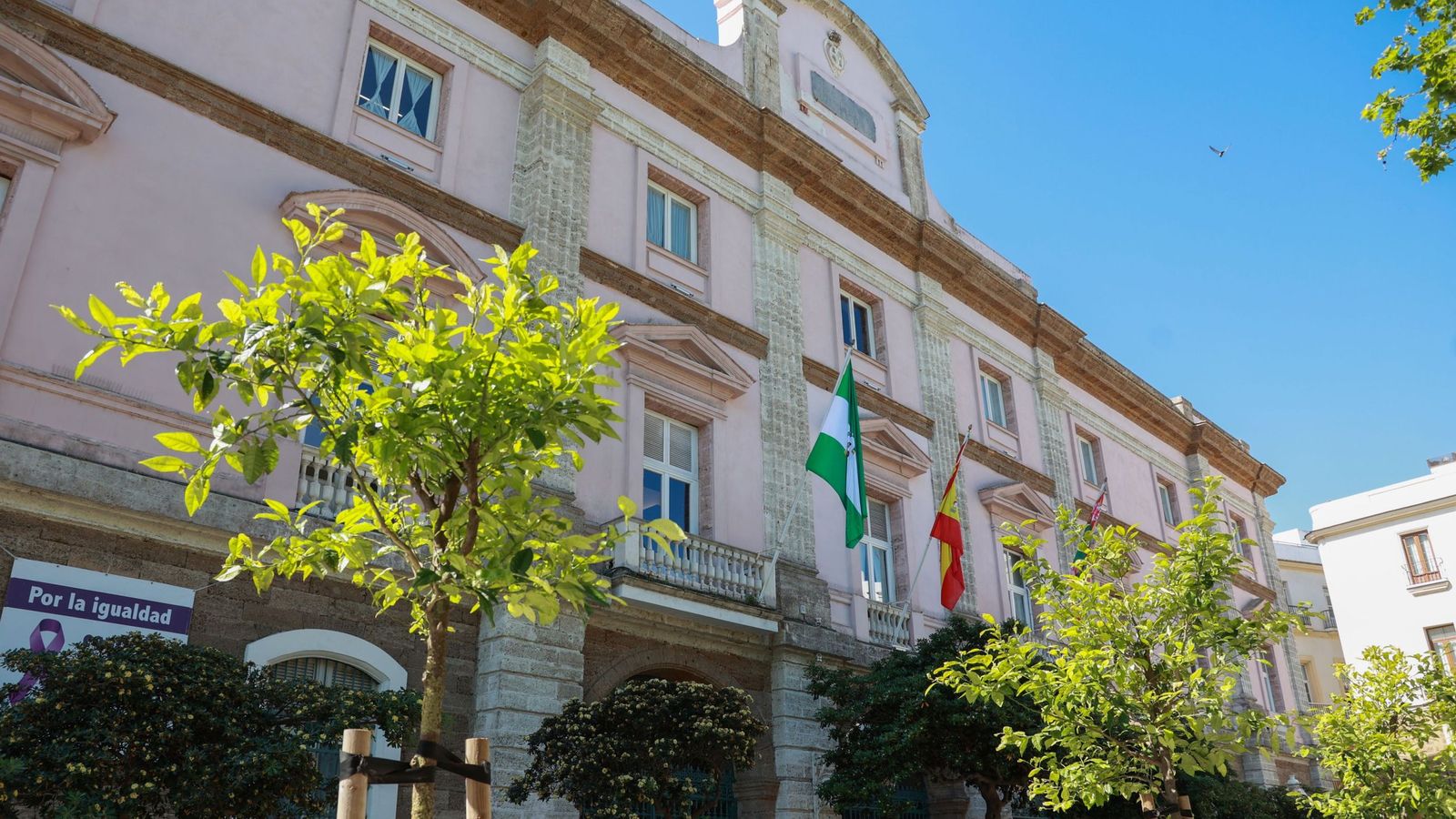 La sede de la Diputación Provincial en Cádiz.