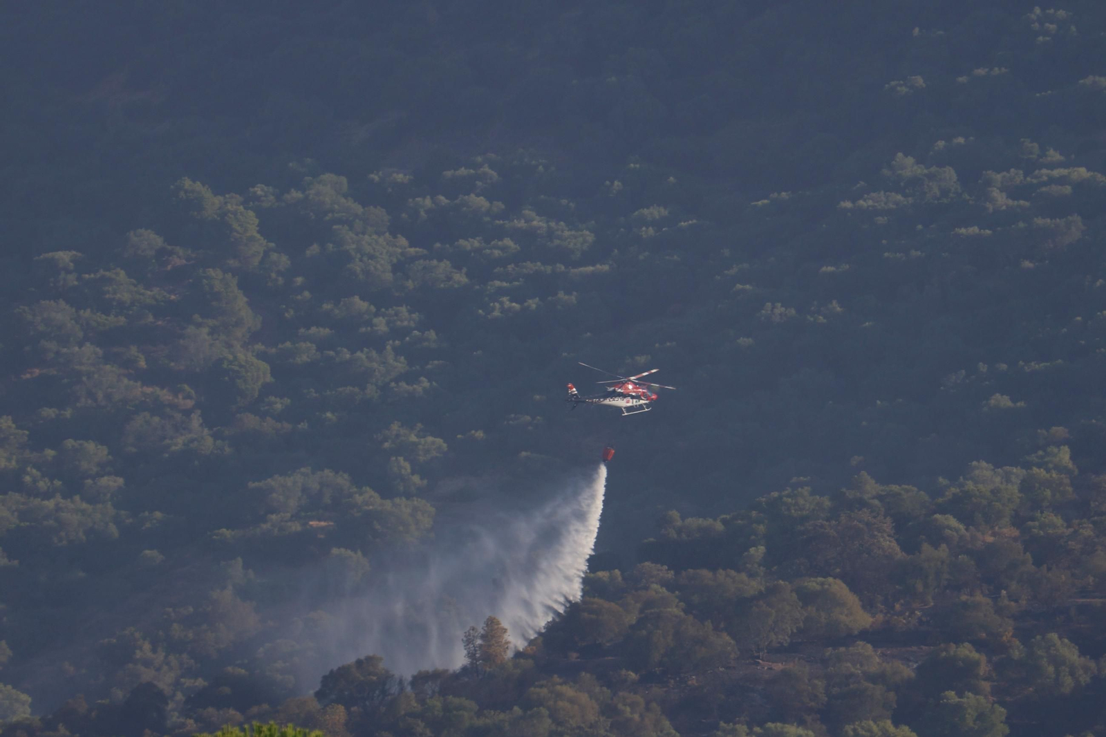 Las imágenes del incendio forestal de la Sierra de Córdoba