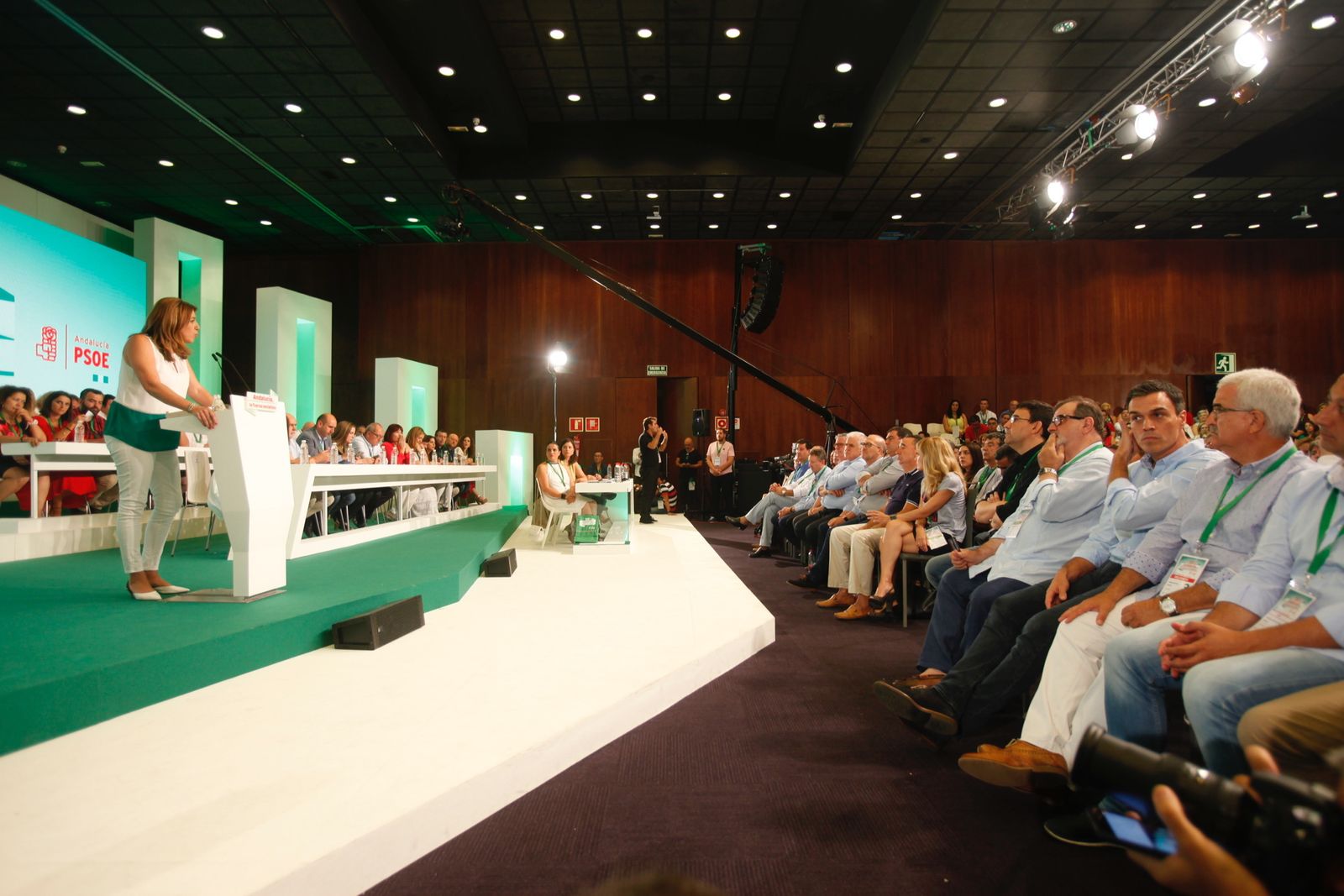 La clausura del Congreso del PSOE-A