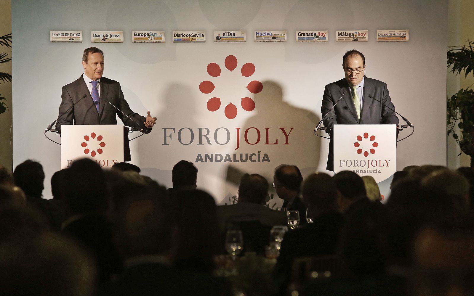 Fernando Terry, en conversación con con el director de Diario de Cádiz, David Fernández.