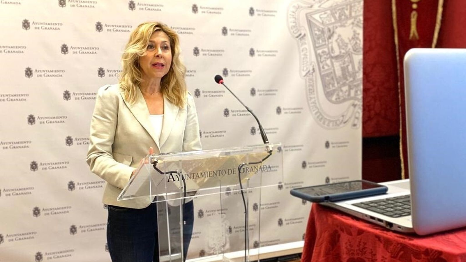 La concejal Pepa Rubia.