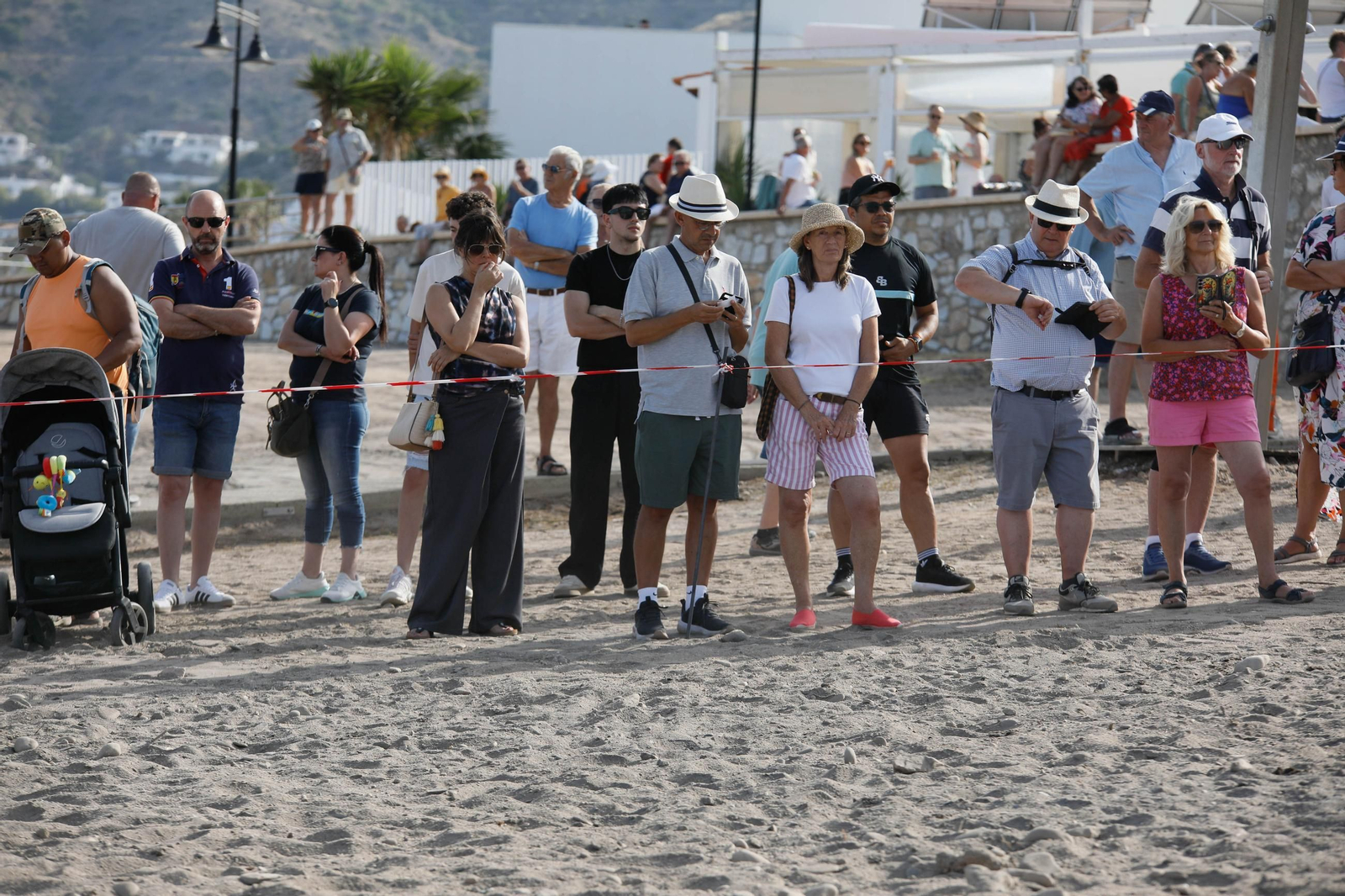 La carrera de cintas y la exhibición de caballos de los Moros y Cristianos de Mojácar, en imágenes