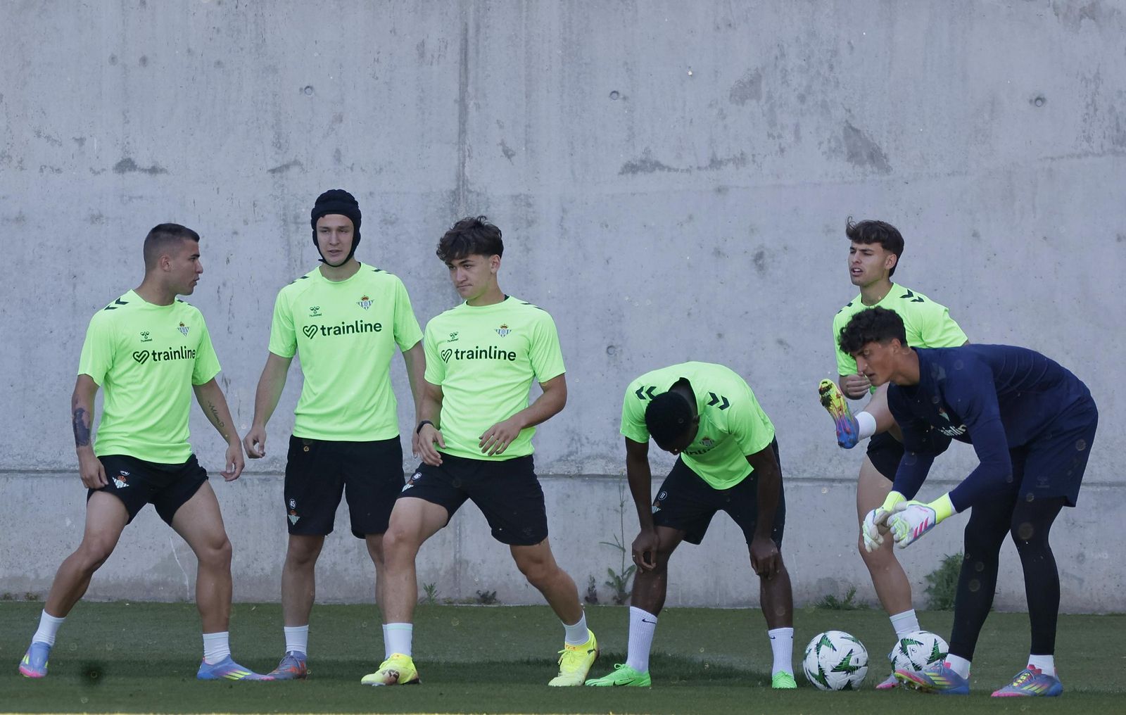 Las imágenes del entrenamiento del Betis