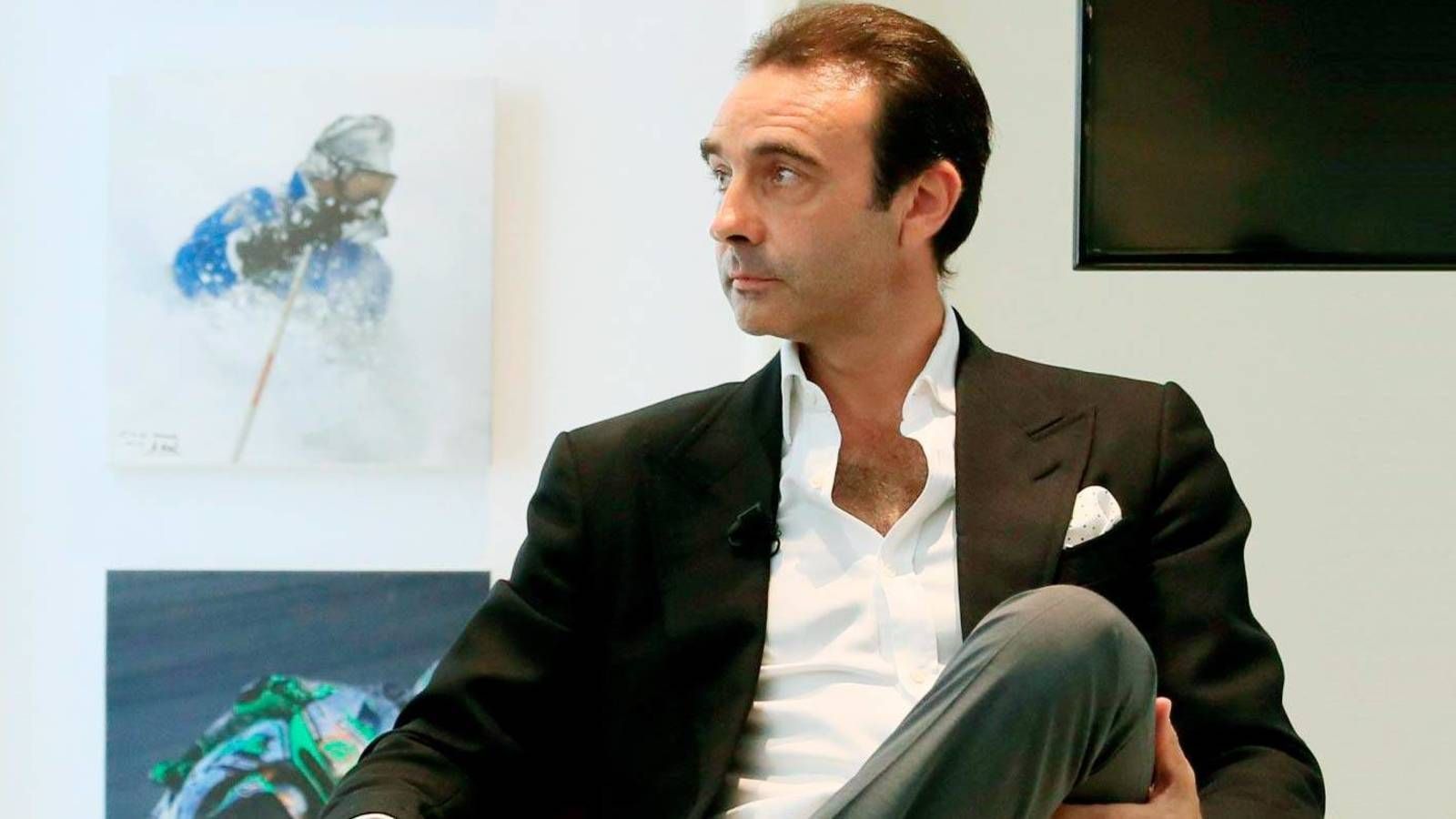 Enrique Poce, en una rueda de prensa.