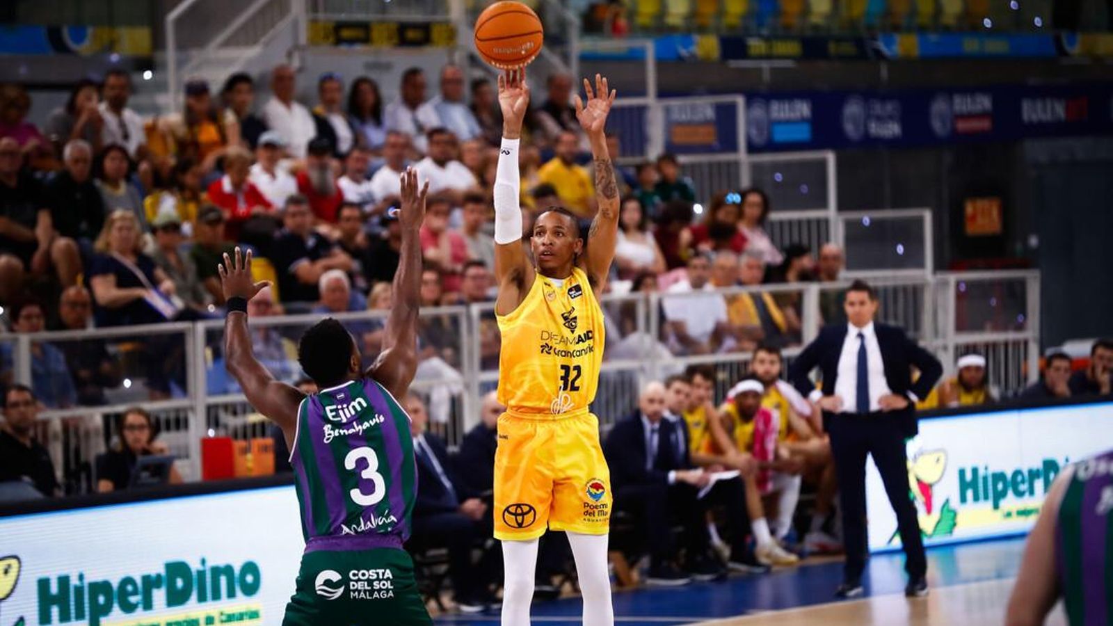 El Gran Canaria-Unicaja, en fotos