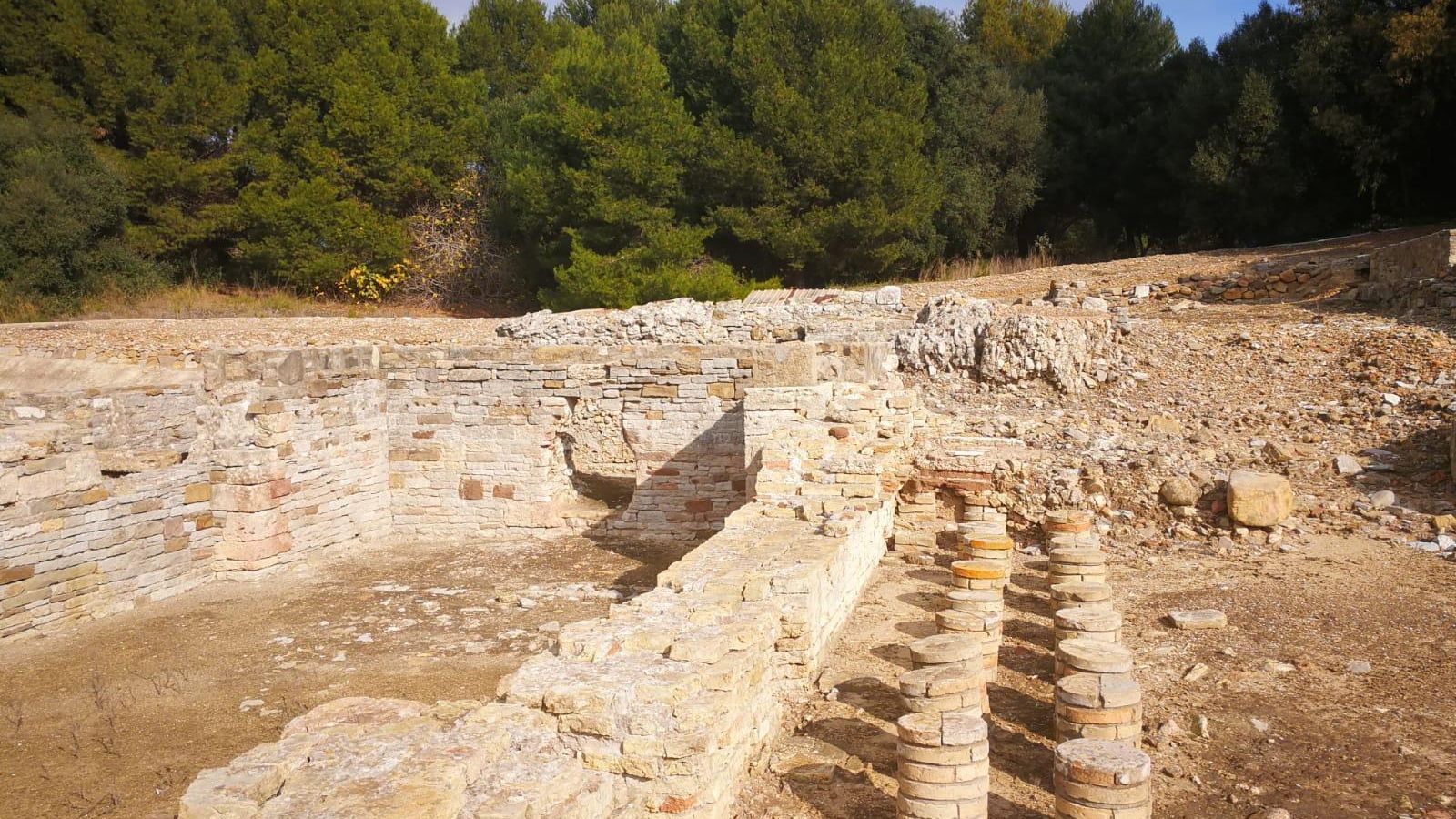 Una de las termas de Carteia.