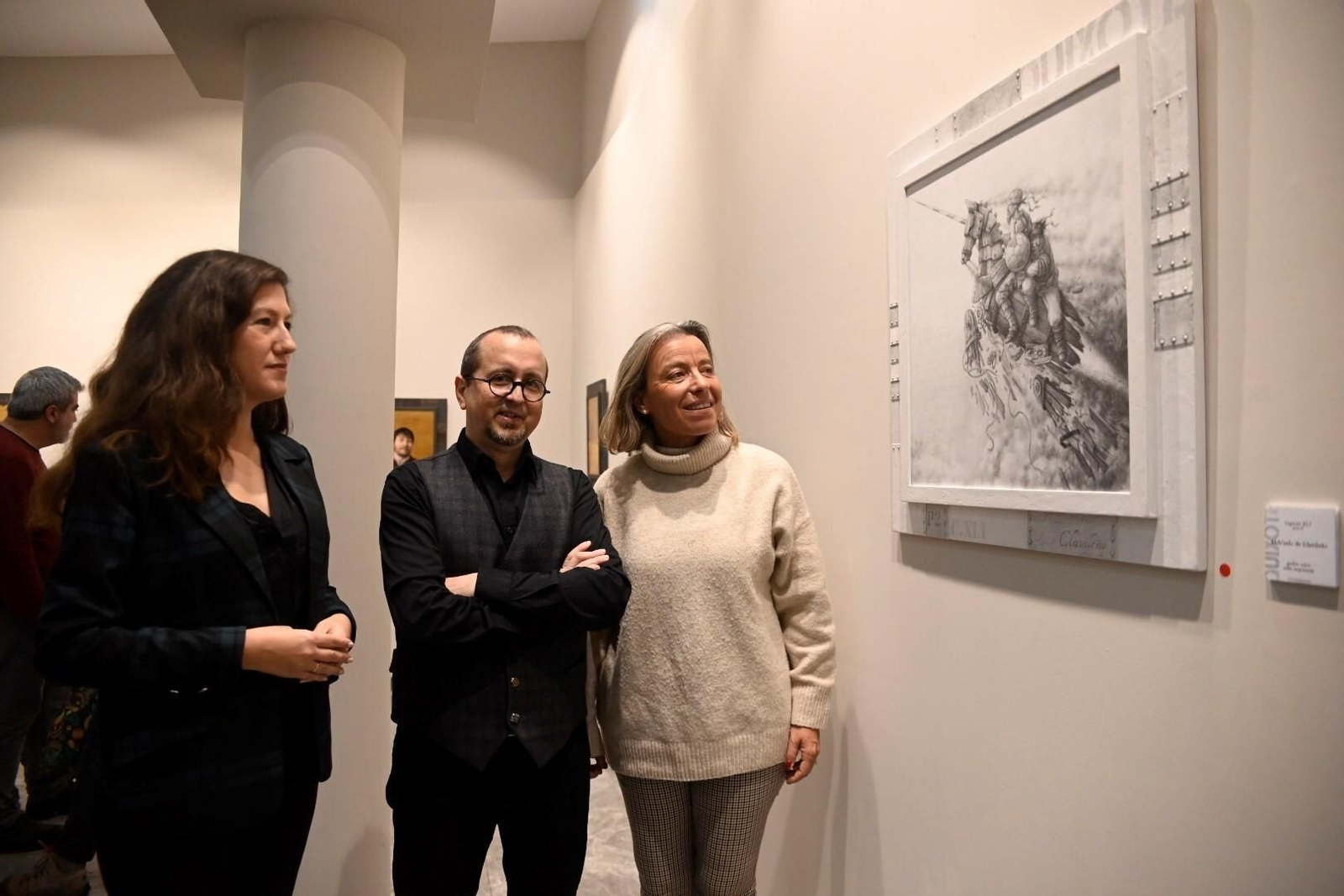 La exposición 'Don Quijote' del pintor cordobés José Luis Muñoz, en imágenes
