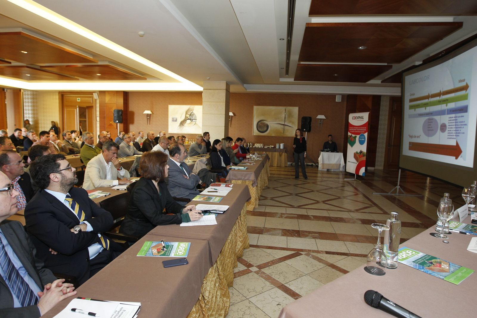 Coexphal organizó una jornada para analizar los envases como factor de rentabilidad y sostenibilidad el pasado año en La Envía.