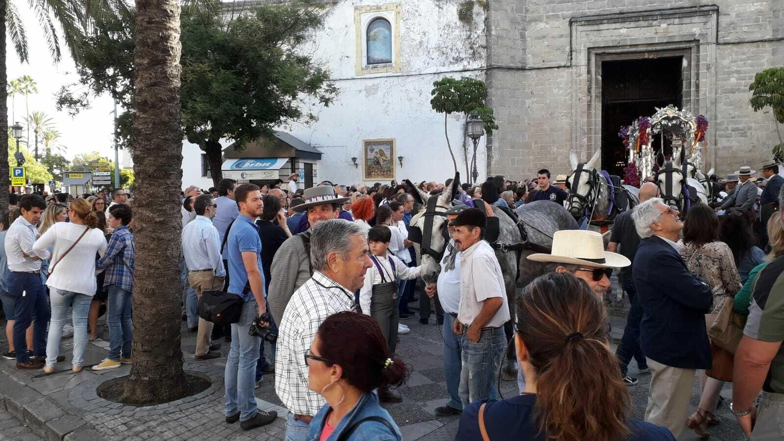 Las imágenes de la salida de la hermandad de Jerez al Rocío