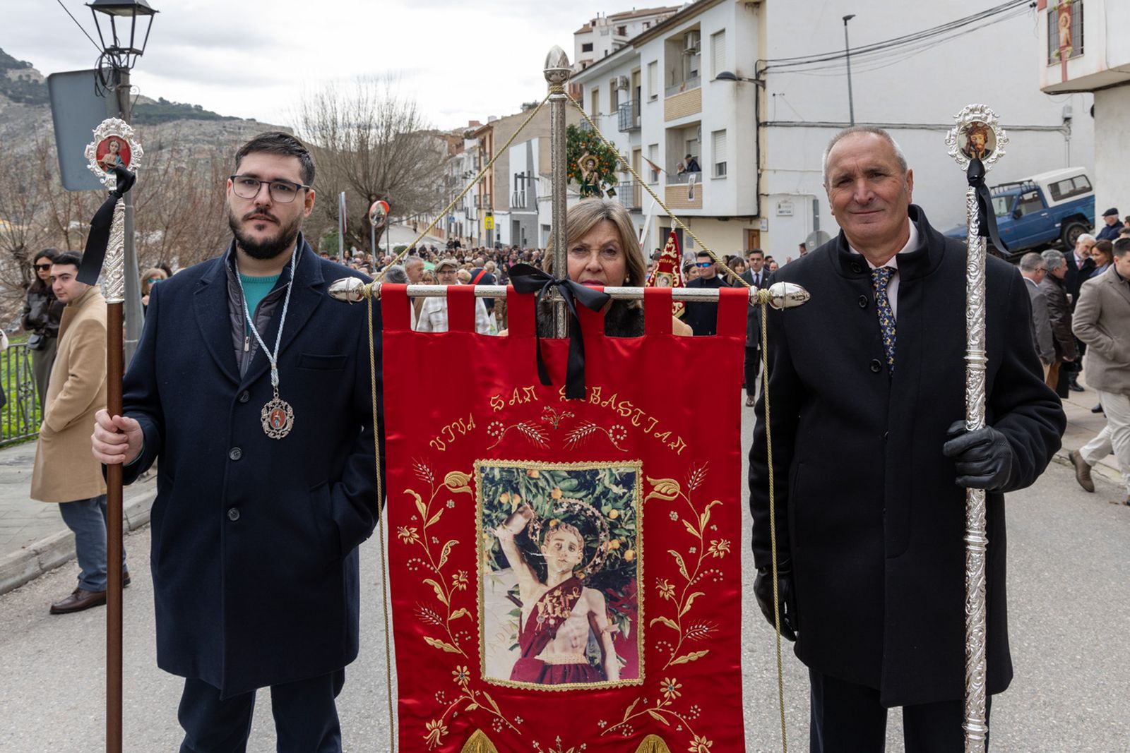 Solemne procesión de San Sebastián en La Guardia de Jaén