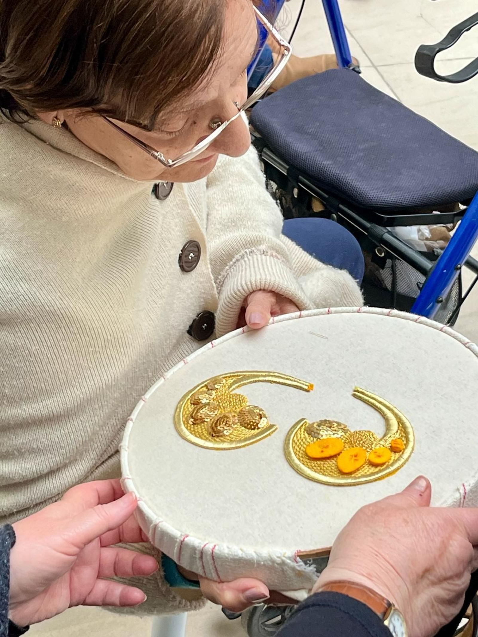 Fotos de las actividades de Cuaresma en el centro de mayores de Asansull de La Línea