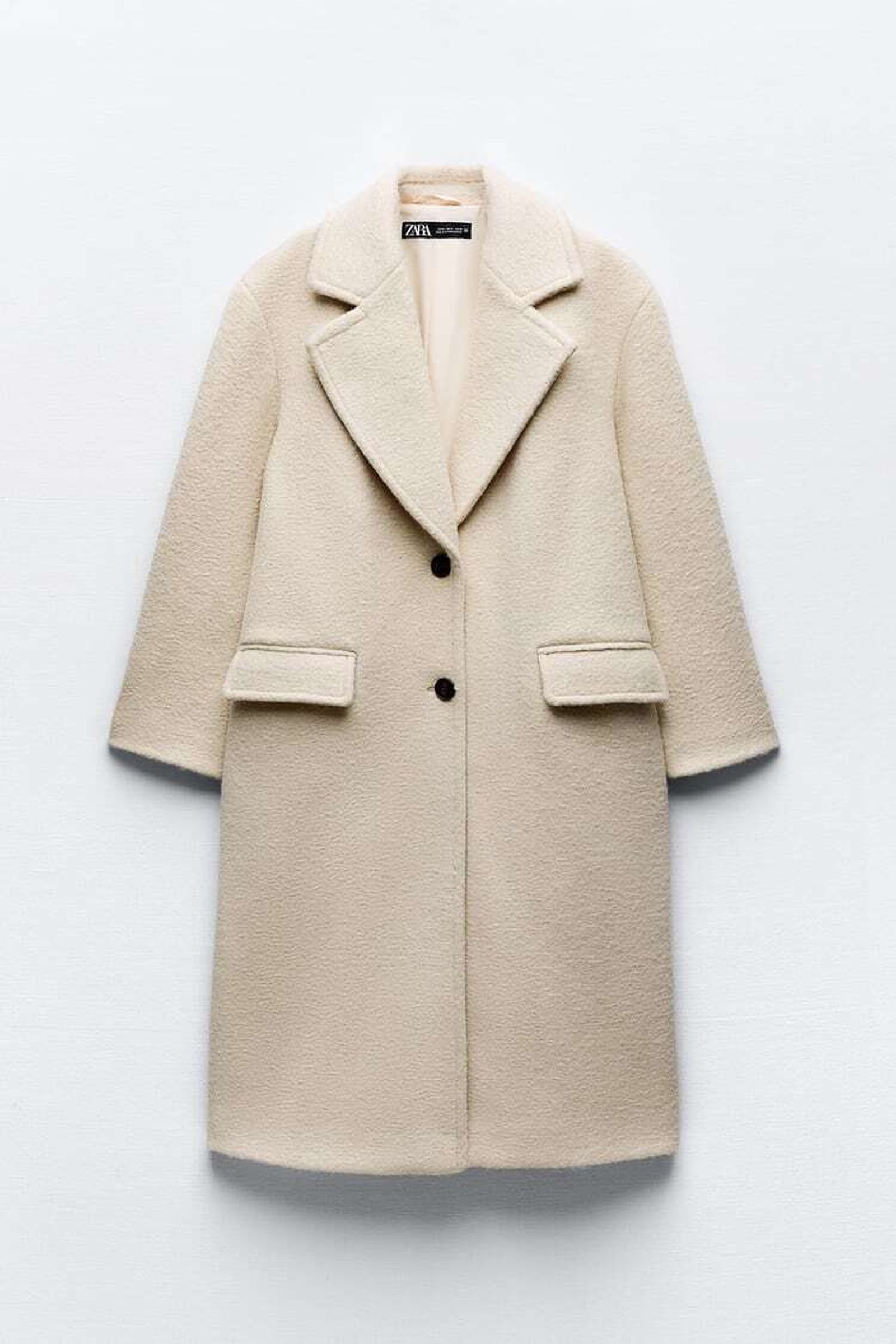 Abrigo boucle de Zara