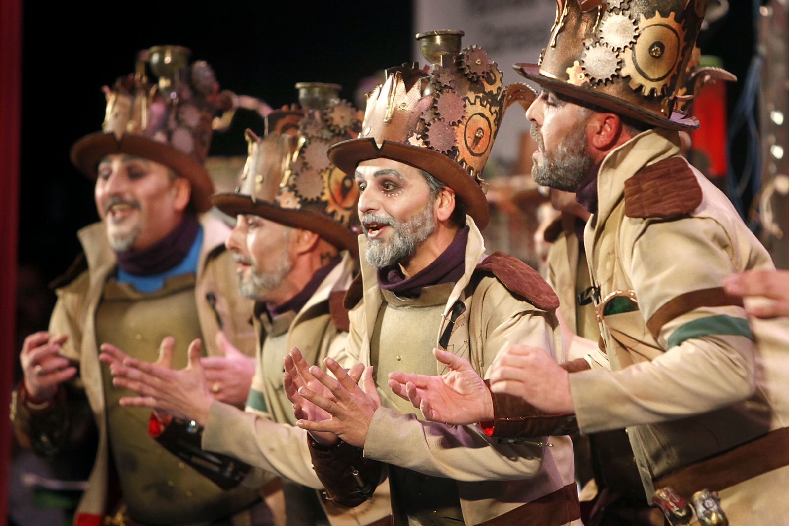 Las imágenes de la decimoctava función de clasificatorias