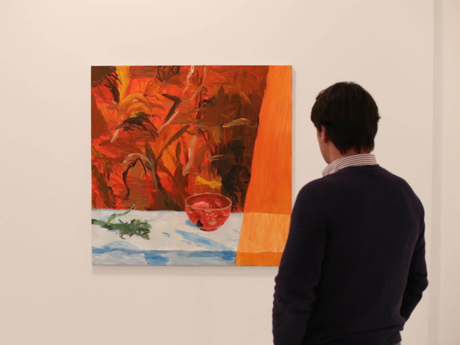 Una obra de Cristina Lama, expuesta en Birimbao.