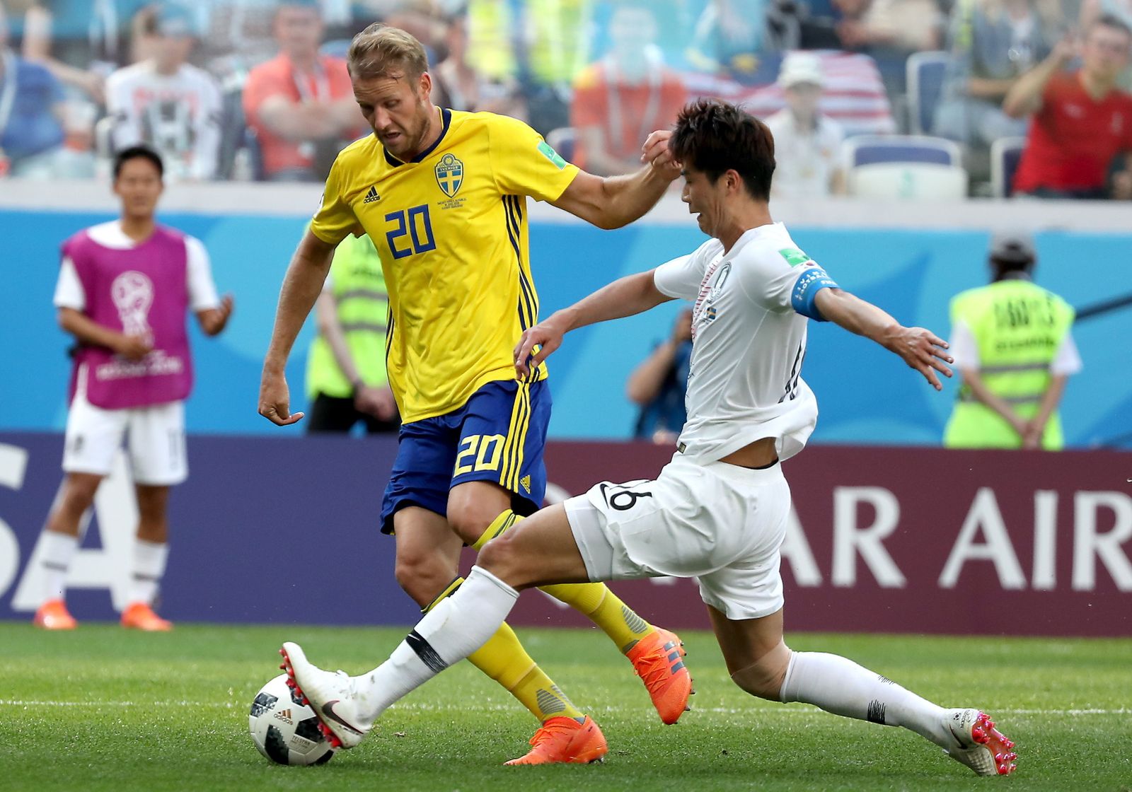 Las imágenes del Suecia-Corea del Sur