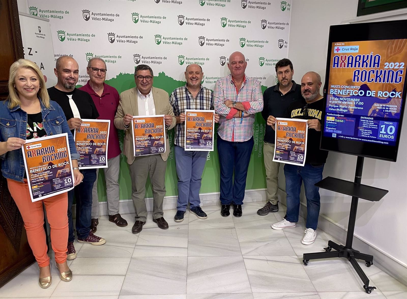 Presentación del concierto solidario en favor de Cruz Roja.