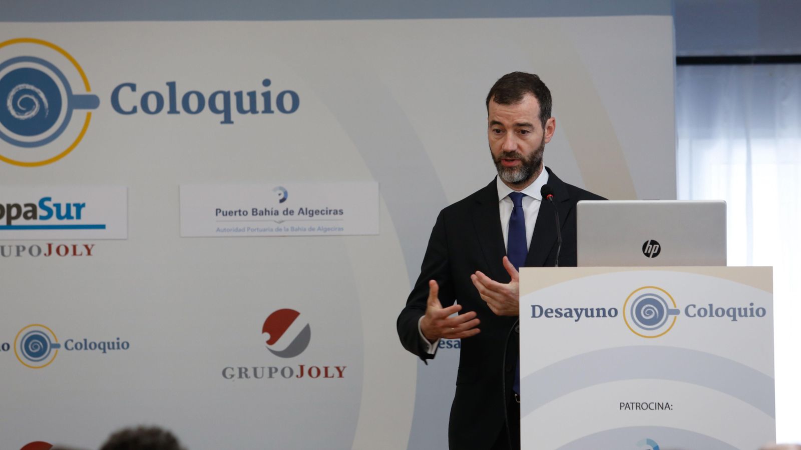 Fotos del Desayuno Coloquio de Europa Sur y el Propeller Club de Algeciras con Benito Núñez Quintanilla