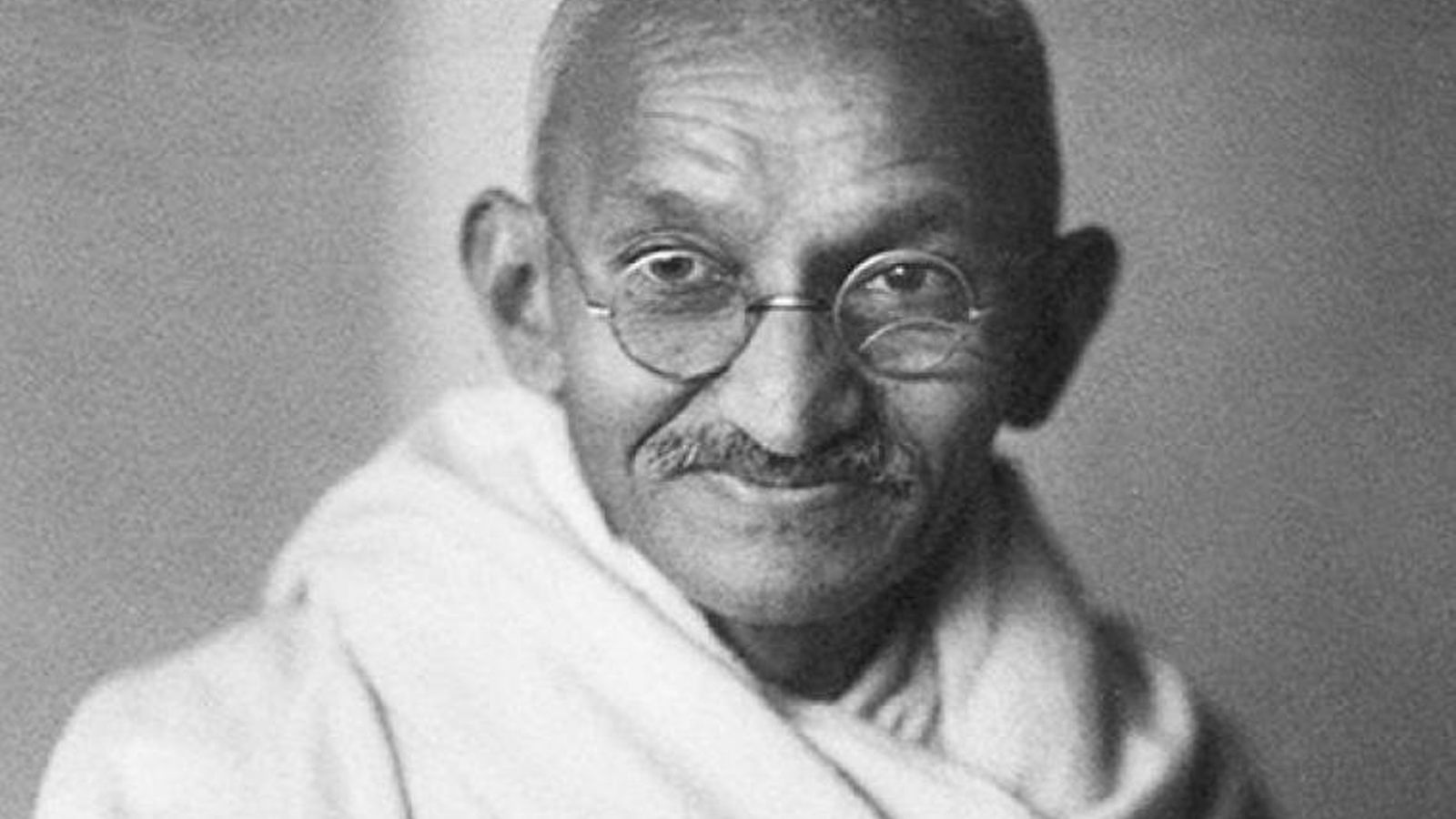 El Mahatma Gandhi.