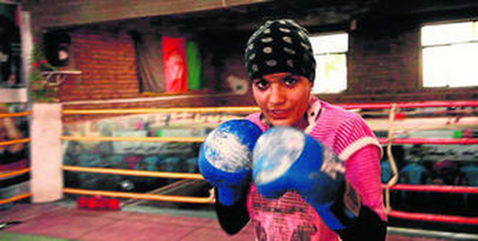 'Boxing for Freedom'.