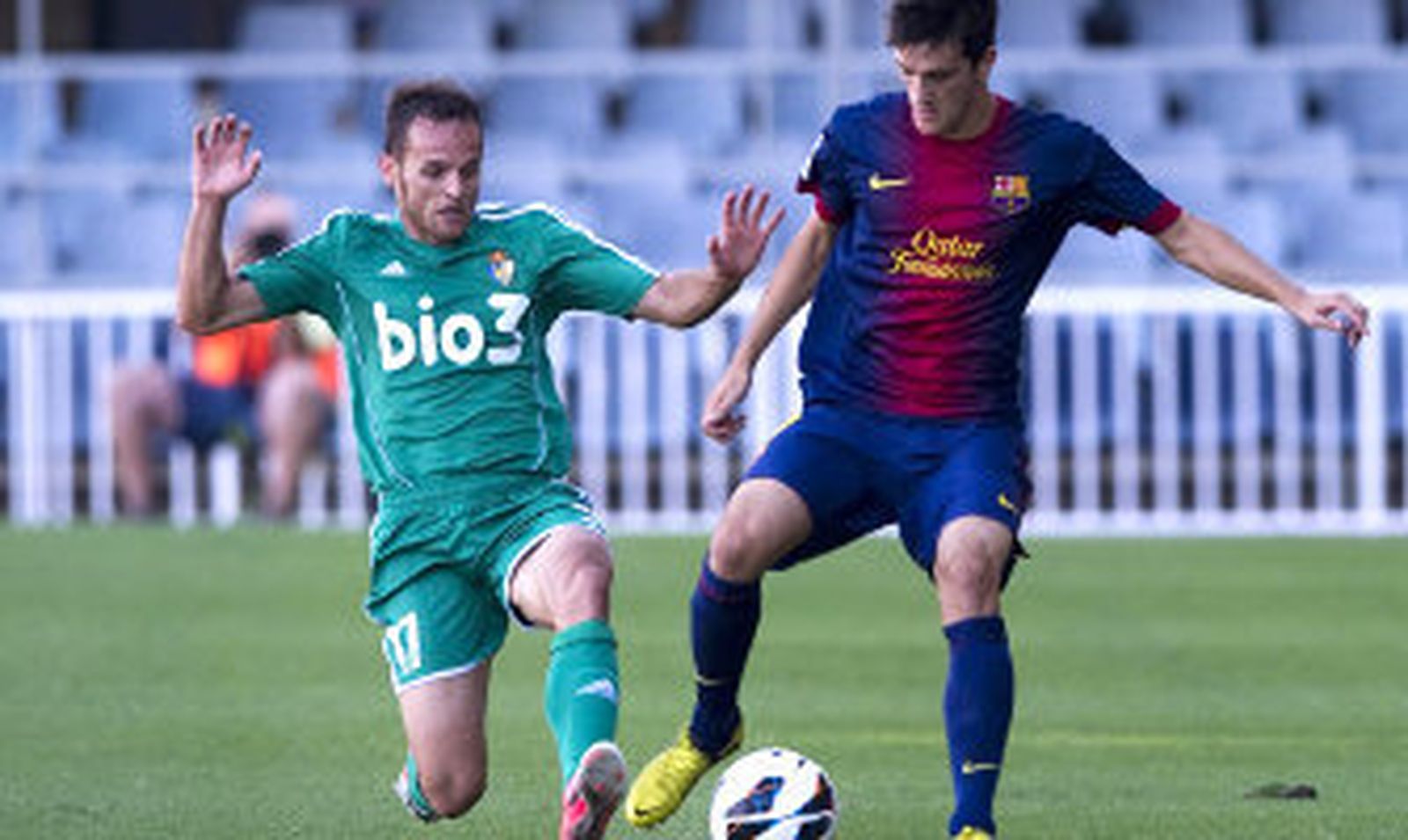 Luis Alberto, en un partido con el Barcelona B.