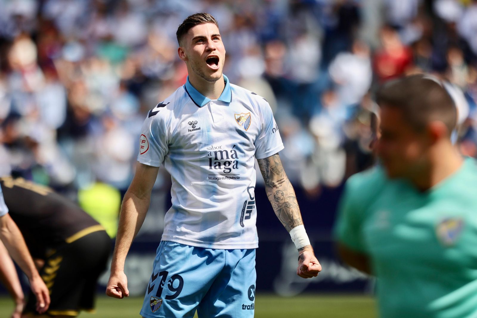 El Málaga CF - Intercity, en fotos