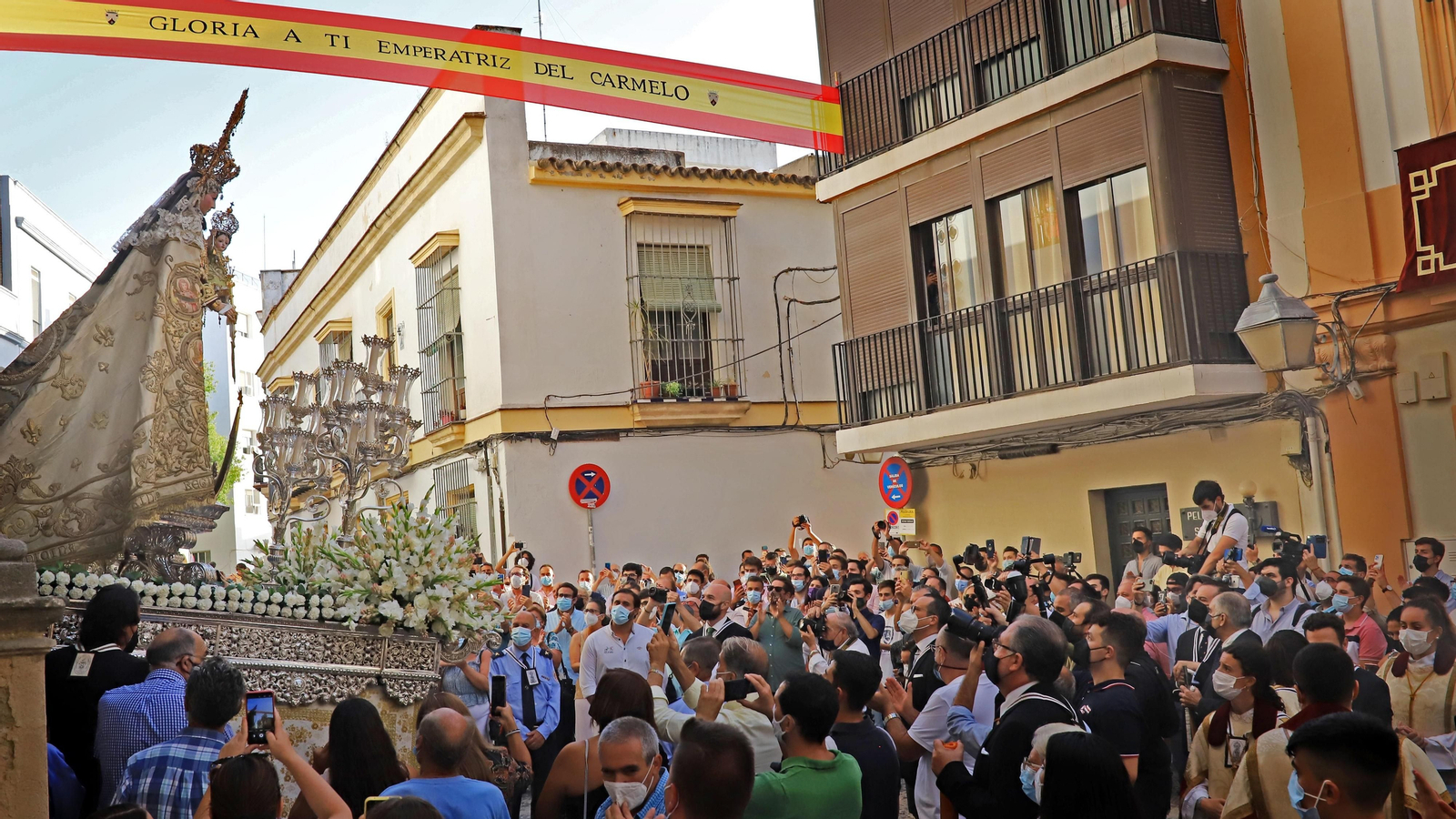Procesión de la Virgen del Carmen en Jerez