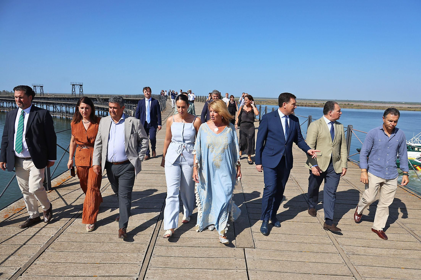Inauguración de la unión del muelle de la Río Tinto en Imágenes