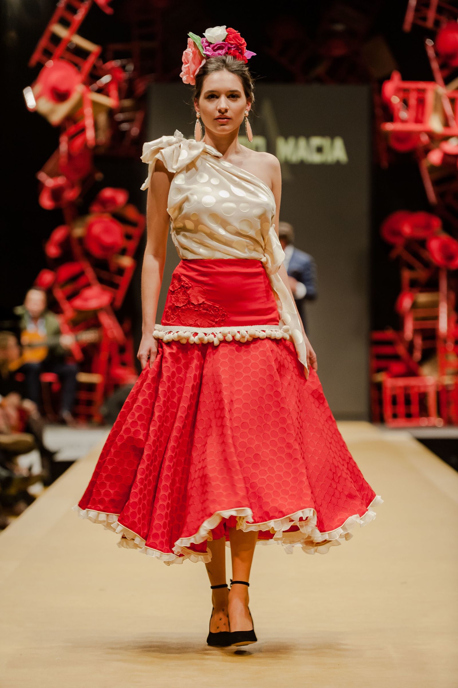 Pasarela Flamenca Jerez 2019: Amparo Maciá, fotos del desfile