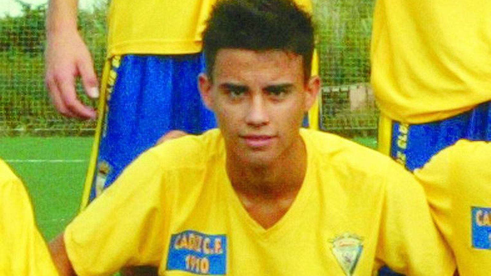 En su etapa de cadete en el Balón.