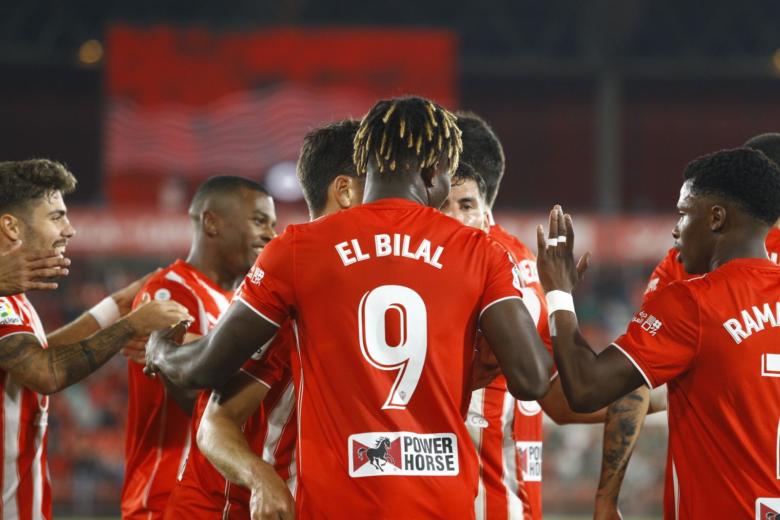 Imágenes del partido de fútbol amistoso U.D. Almería-Lazio