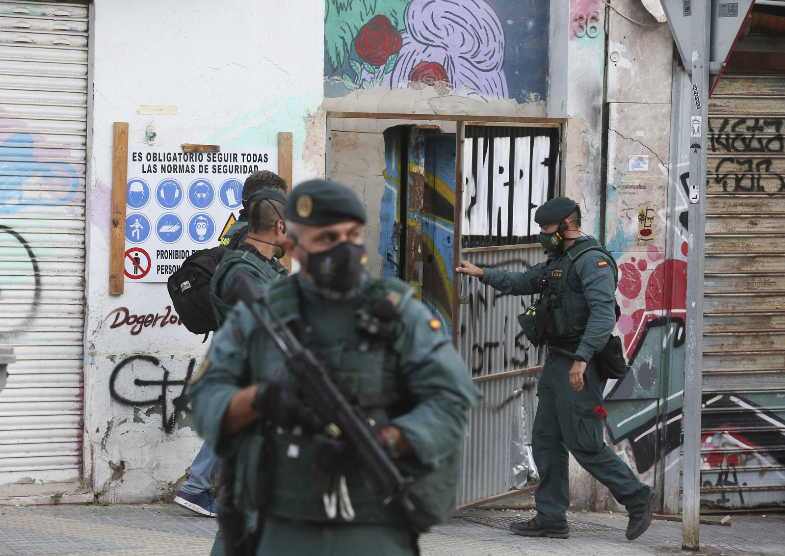 Las fotos de la operación de la Guardia Civil contra el terrorismo internacional en Málaga