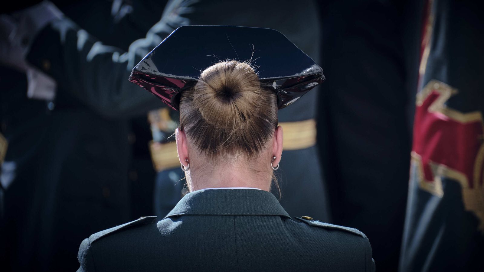 Día del Pilar en la Comandancia de la Guardia Civil de Cádiz.