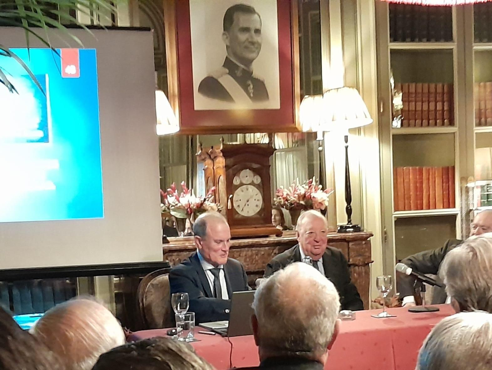 La conferencia de Ángel Liberal en Madrid.