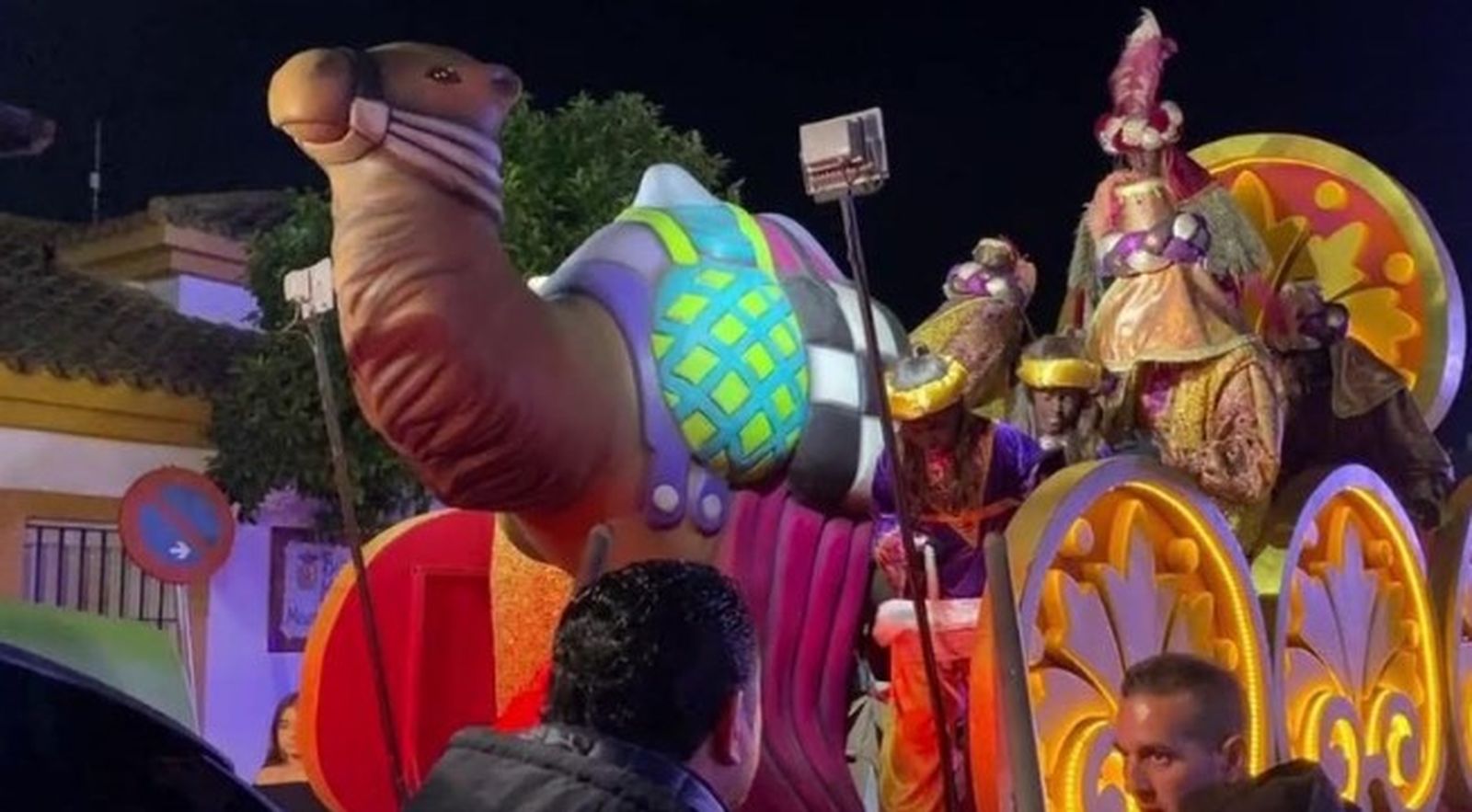 Un instante de la cabalgata de Reyes Magos del año pasado en Guadalcacín.