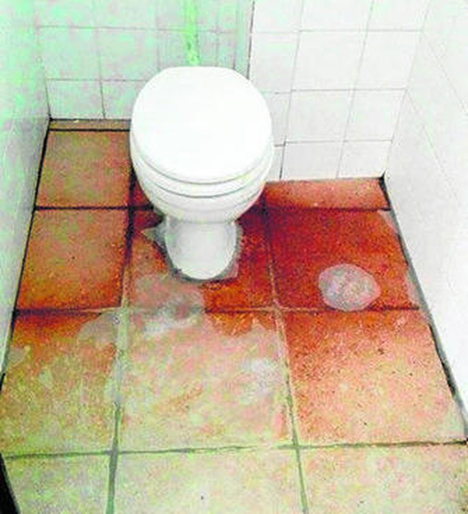 Aseos precintados en este centro educativo de Infantil y Primaria.