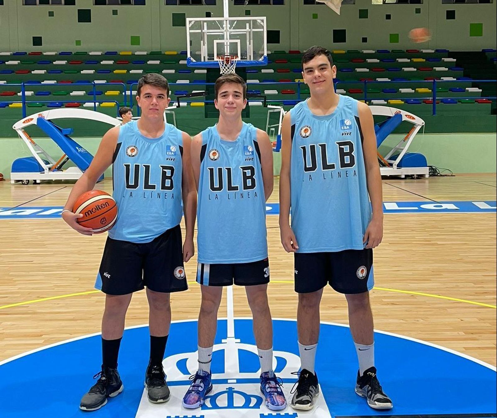 Los tres jugadores de la ULB presentes en la convocatoria
