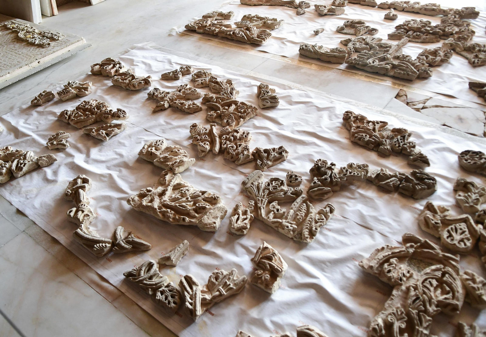 La restauración del Salón Rico de Medina Azahara, en imágenes