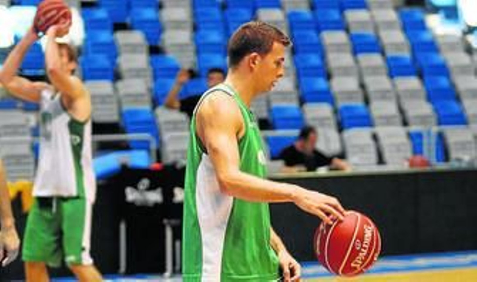 Ryan Toolson, durante un entrenamiento.
