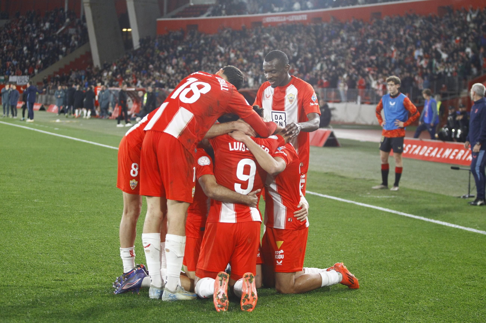 La U.D. Almería destroza al Sevilla C.F. en la Copa del Rey