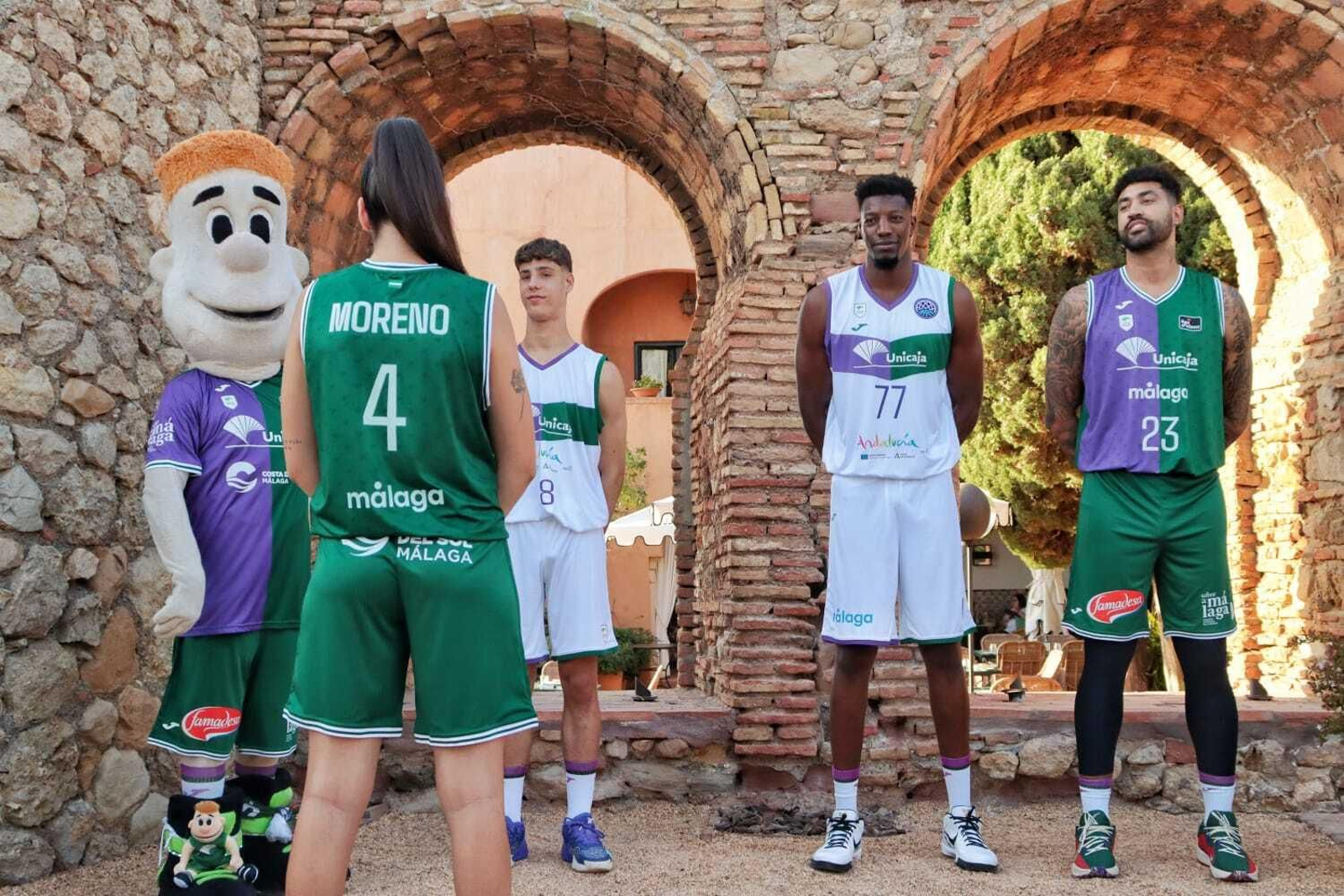 Las fotos de las nuevas camisetas del Unicaja 2023/2024