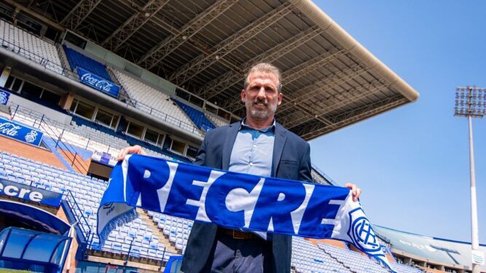 Óscar Arias, en el Nuevo Colombino.