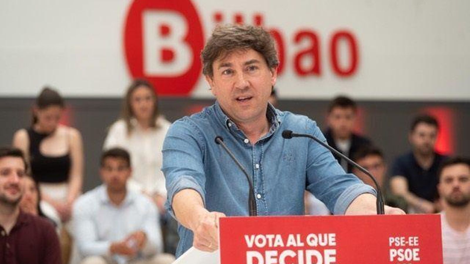 Eneko Andueza, candidato del PSOE.
