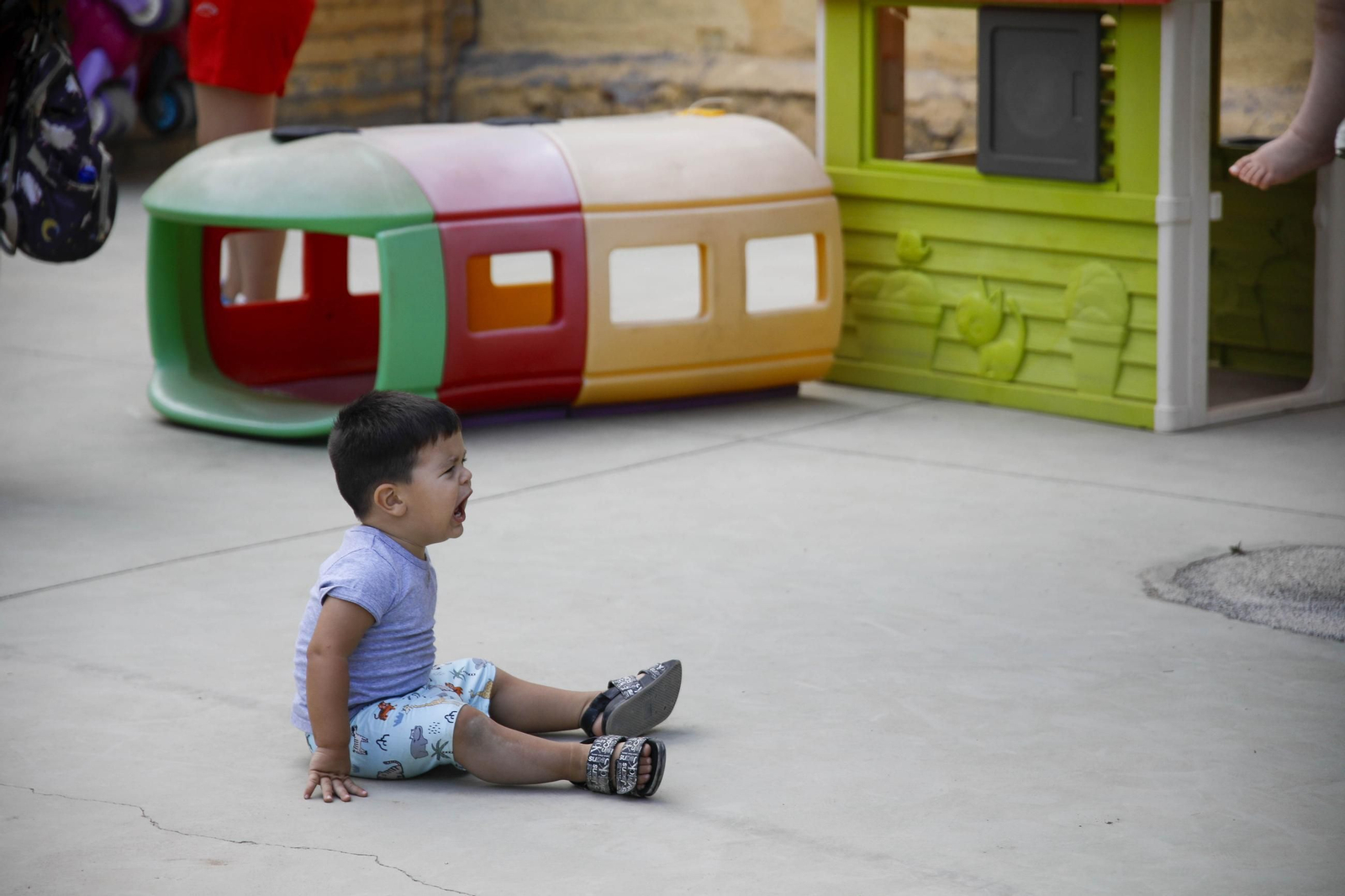 Las imágenes del regreso a las aulas de los más pequeños de Almería