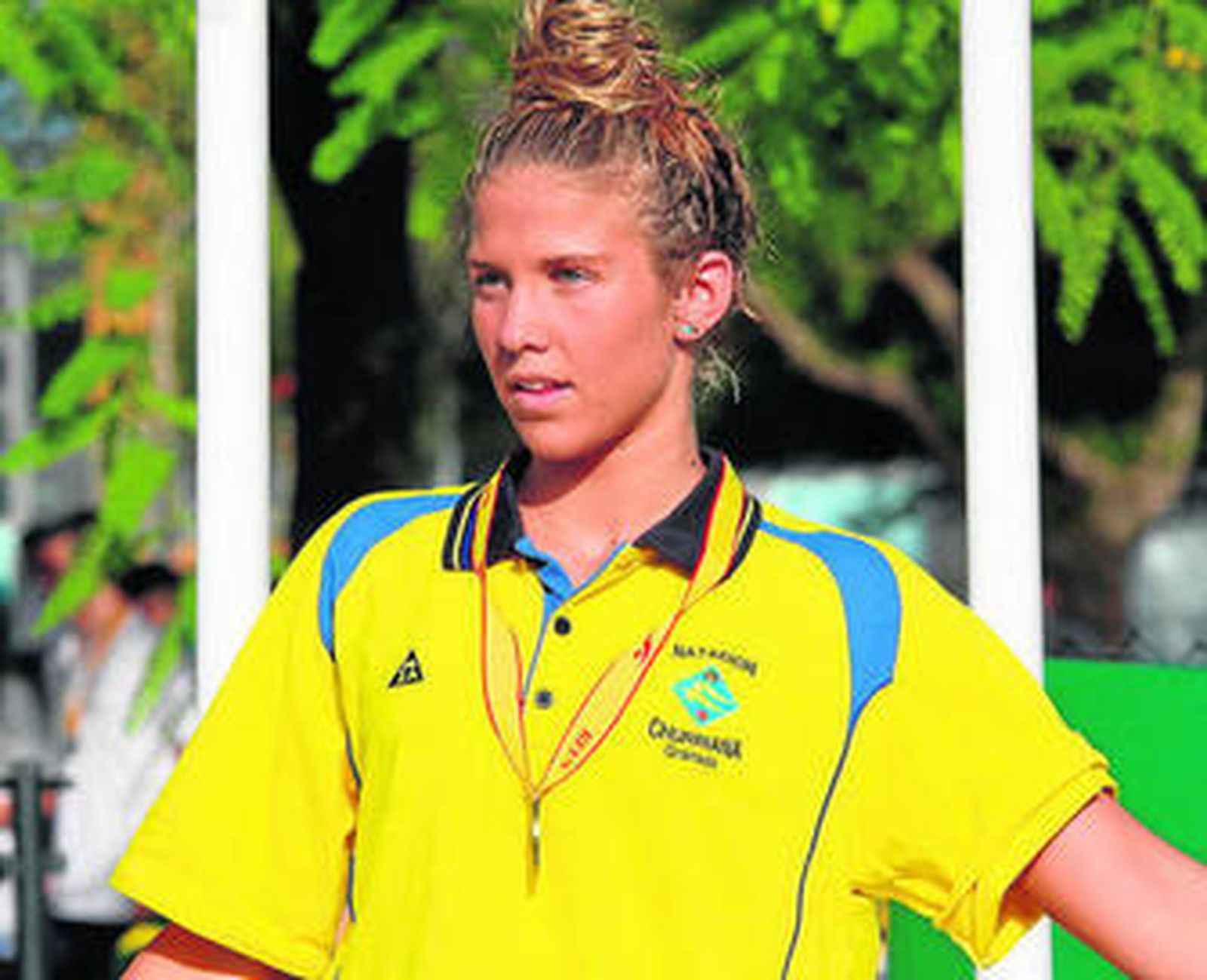 Lara Brenda Makin, del Churriana, en el Campeonato de España junior.