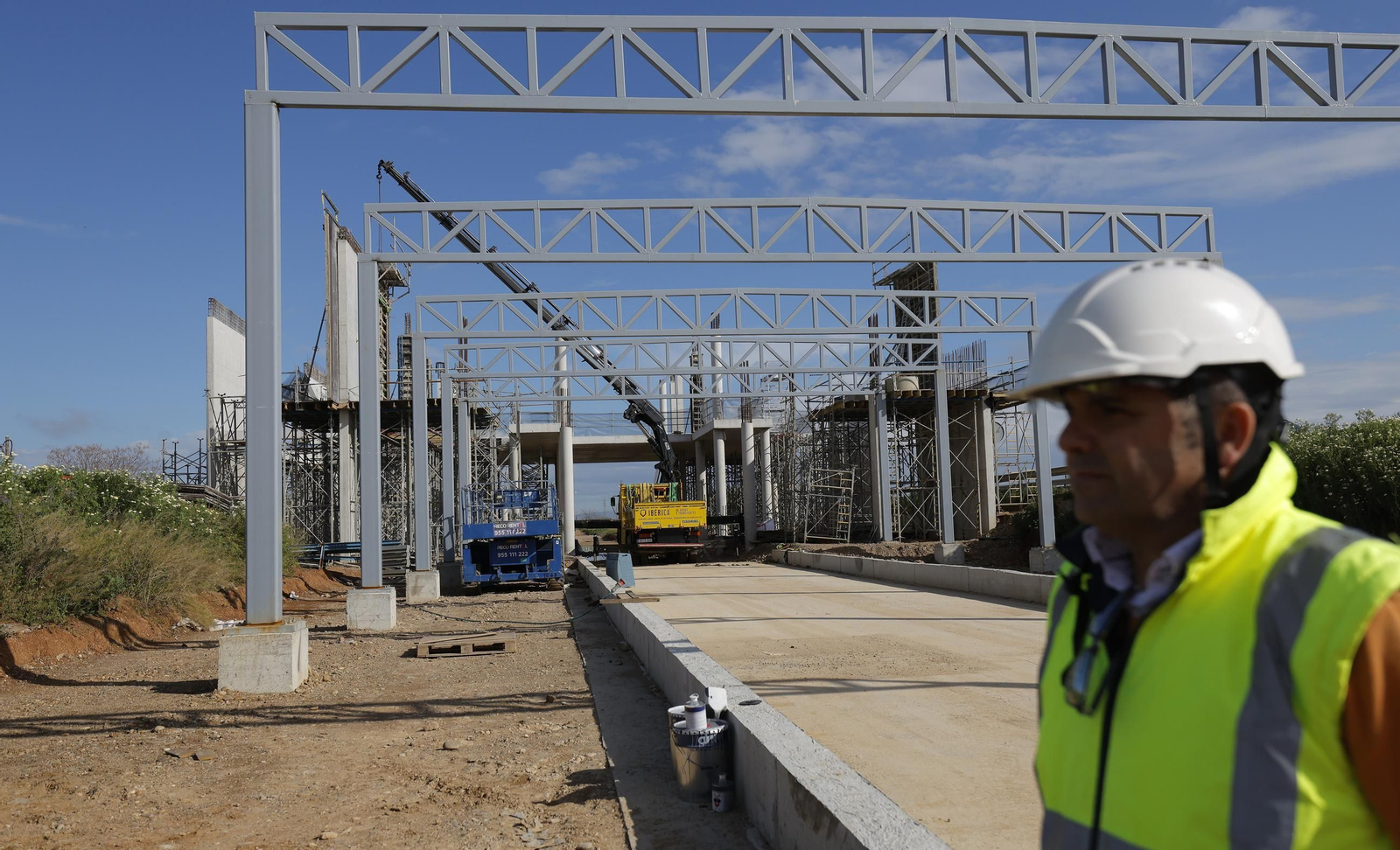 Los avances de la linea 3 del metro de Sevilla, en fotos