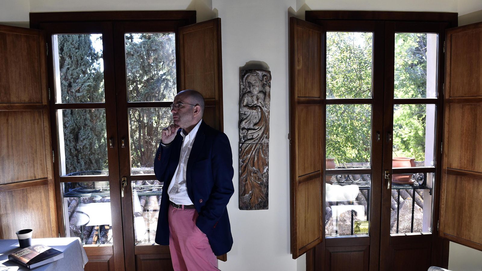 Navarrete, durante la entrevista.