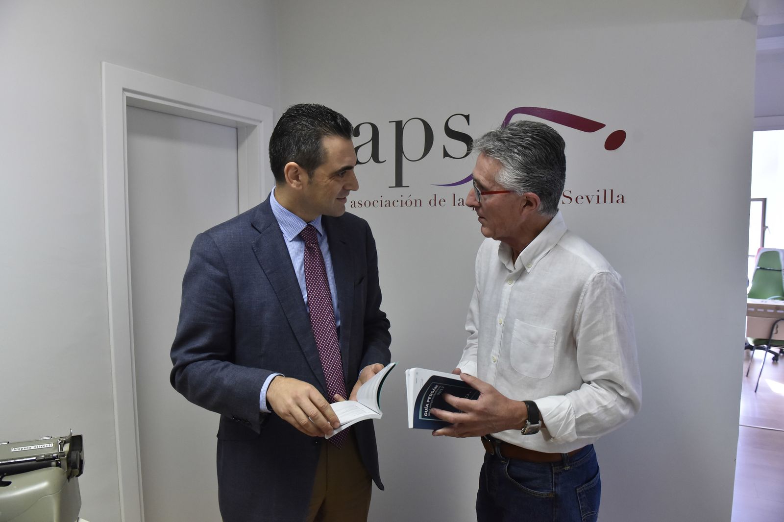 José Castro, de la Fundación Persán, y Rafael Rodríguez, presidente de la APS.