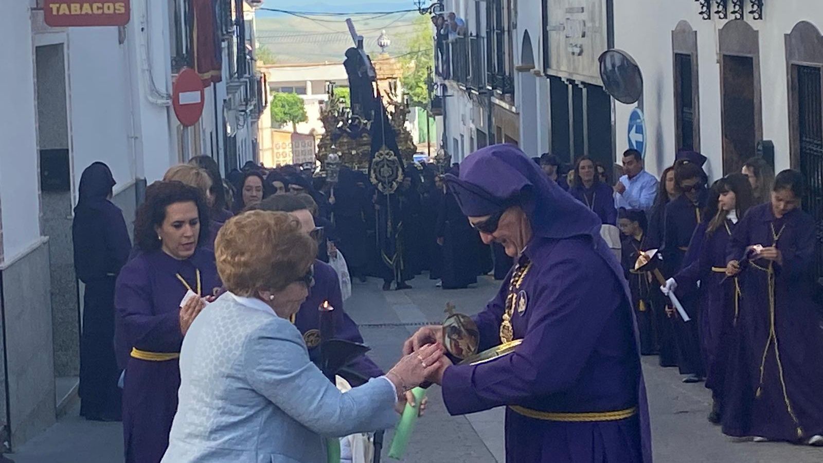 Procesión de Nuestro Padre Jesús Nazareno por las calles de La Rambla.