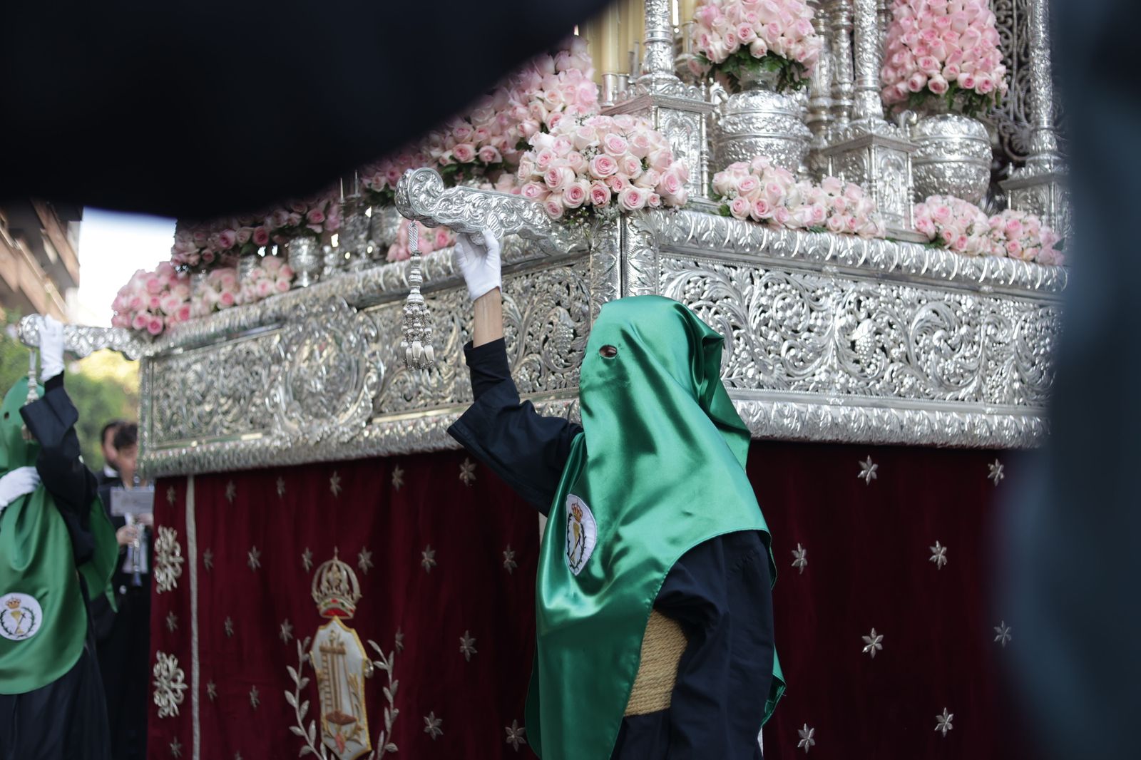 La hermandad de la Oración en el Huerto de la Semana Santa de Huelva 2023, en imágenes.